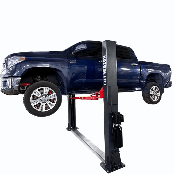 Katool 12,000 lb Two-Post Car Lift - Single Lock Release | H120D