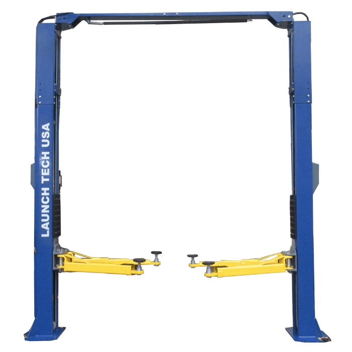 Launch ALI Certified Two Post Lift - 10,000 lb Capacity, Clear Floor | TLT210-XT