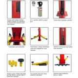 AMGO 2-Post vehicle Lift - 9,000 lb Capacity | BP-9