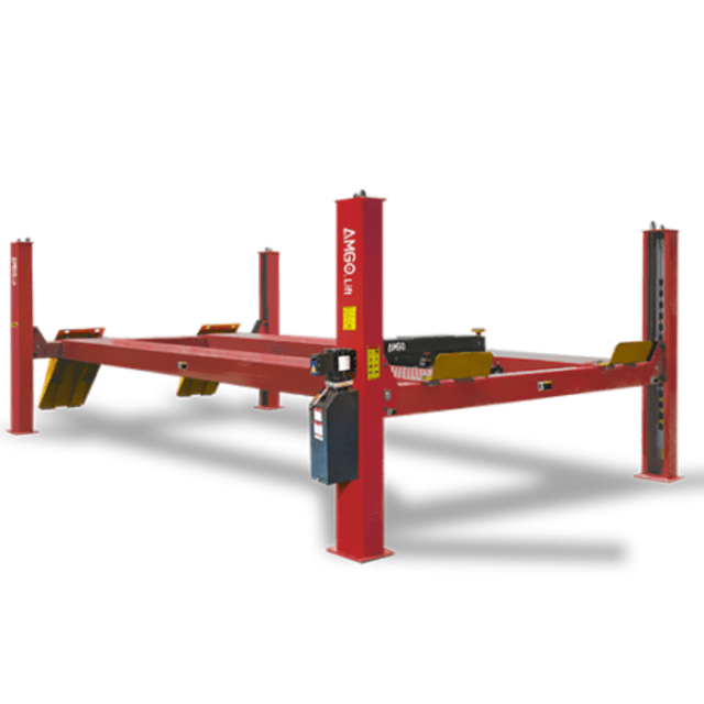 AMGO Commercial 4-Post Lift – 30,000 lb Capacity, Extra-Long Runways | PRO-30E
