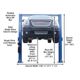 Atlas Overhead 2-Post Lift - 9000 lb. Capacity | 9OHSC-SS