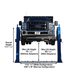 Atlas Commercial Grade Baseplate 2-Post Lift - 12,000 lb Capacity | BP12000X