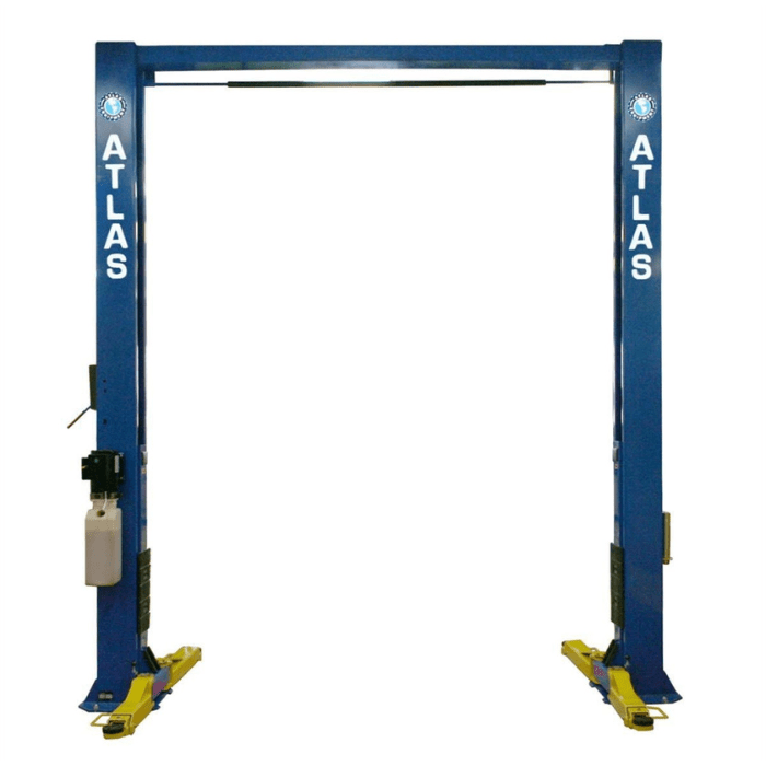 Atlas Commercial Grade Extra Tall 2-Post Lift - 10,000 lb Capacity | OHX10000X
