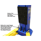 Atlas Commercial Grade Extra Tall 2-Post Lift - 10,000 lb Capacity | OHX10000X