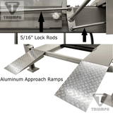Triumph's Classic 8,000 lb Four Post Vehicle Lift - Shorter Length | NSS-8 Classic