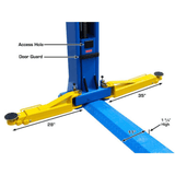 Atlas Commercial Grade Baseplate 2-Post Lift - 10,000 lb Capacity | BP10000X
