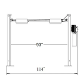 Triumph's Classic 8,000 lb Four Post Vehicle Lift - Shorter Length | NSS-8 Classic