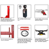 AMGO Commercial 4-Post Lift – 40,000 lb Capacity, Extra-Long Runways | PRO-40E