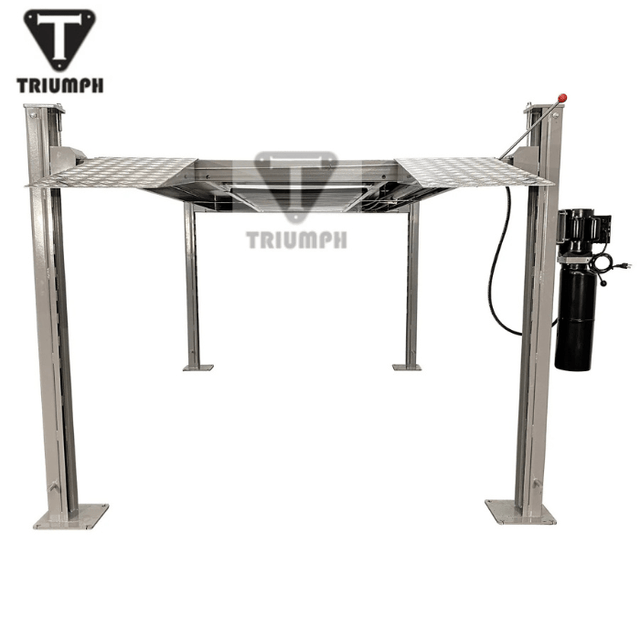 Triumph's Classic 8,000 lb Four Post Vehicle Lift - Shorter Length | NSS-8 Classic