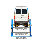 Atlas Commercial Grade Baseplate 2-Post Lift - 10,000 lb Capacity | BP10000X