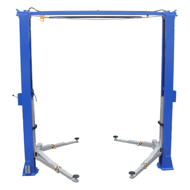 Tuxedo 11,000 lb Two Post Clear Floor Lift - Direct Drive, Bi-Symmetric, 3-Stage Arms | TP11KC-DX