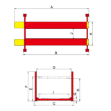 AMGO Commercial 4-Post Lift – 40,000 lb Capacity, Extra-Long Runways | PRO-40E