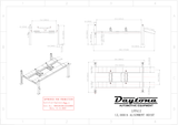 Daytona LFPA12 12,000 lb Four Post Alignment Lift