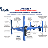 iDEAL 14,000 lb 4-Post Alignment Lift | FP14KAC-X